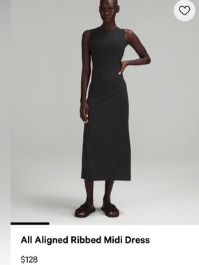 lululemon athletica
NWT Lululemon All Aligned Ribbed Midi Dress size 4